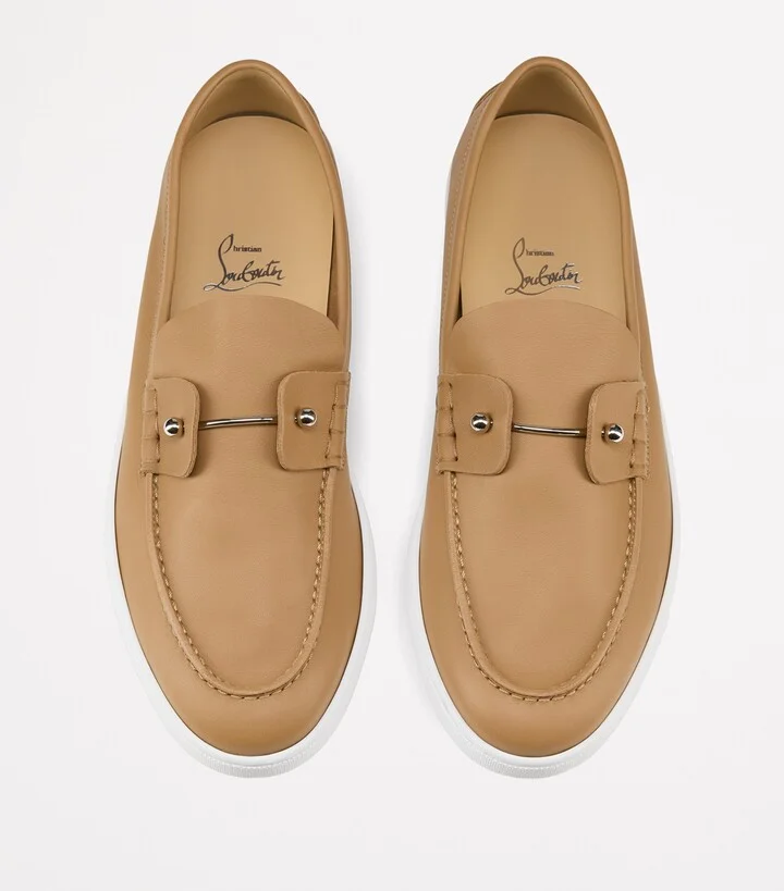 Christian Louboutin Chambeliboat Leather Loafers - Image 4