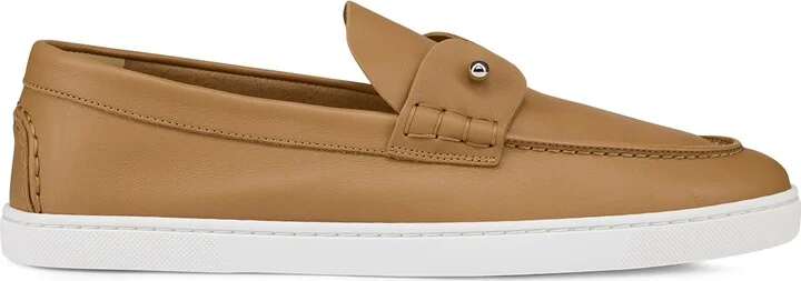Christian Louboutin Chambeliboat Leather Loafers