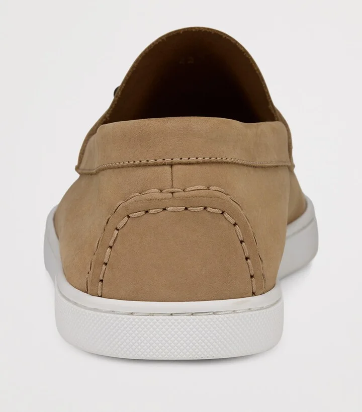 Christian Louboutin Chambeliboat Suede Boat Shoes - Image 3