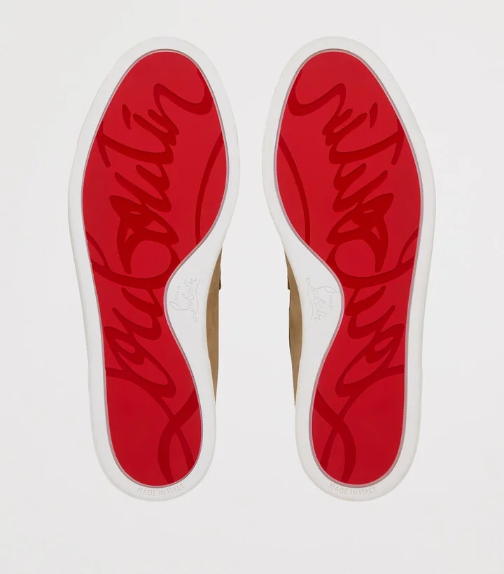 Christian Louboutin Chambeliboat Suede Boat Shoes - Image 5