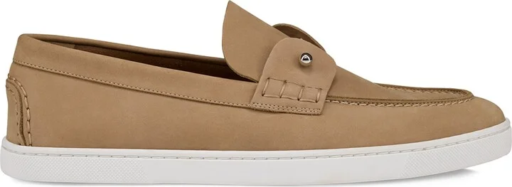 Christian Louboutin Chambeliboat Suede Boat Shoes