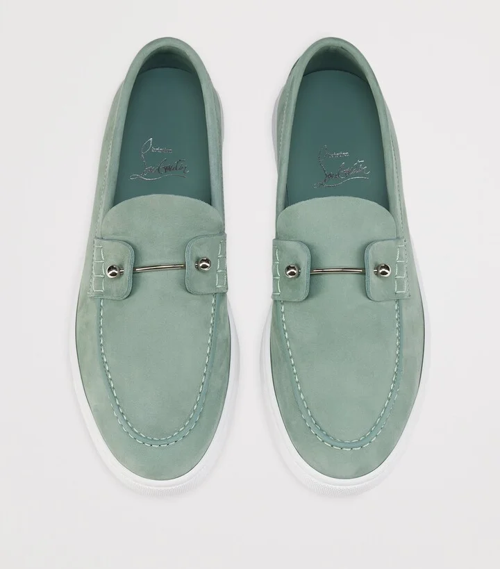 Christian Louboutin Chambeliboat Suede Loafers - Image 3