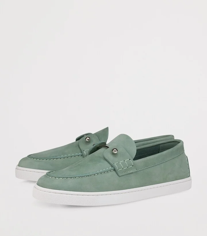 Christian Louboutin Chambeliboat Suede Loafers - Image 5