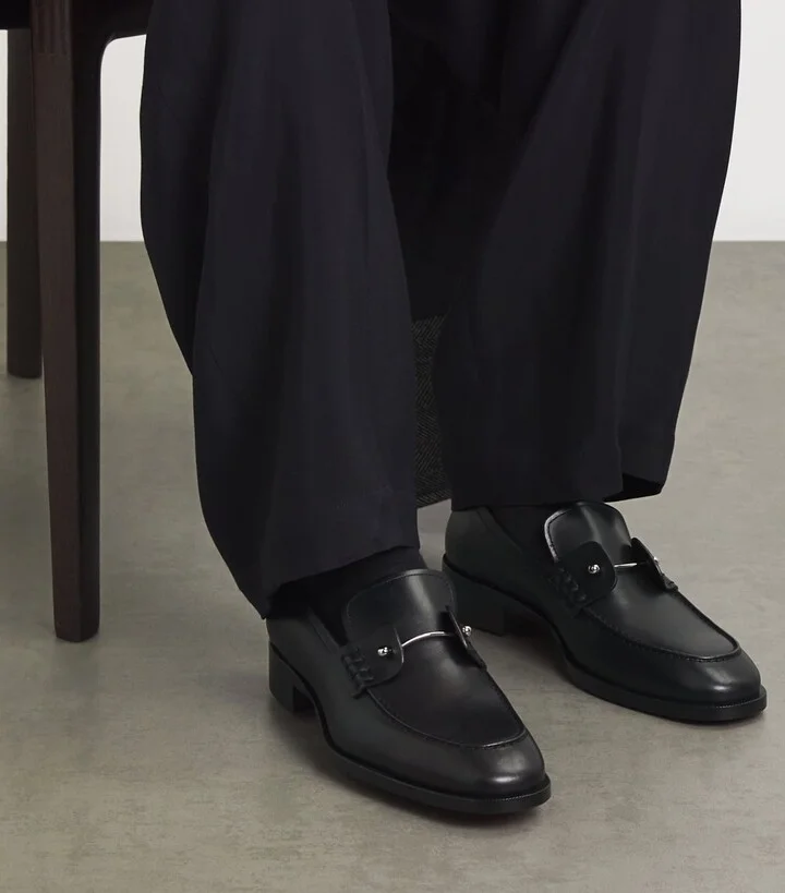 Christian Louboutin Chambelimoc Calfskin Loafers - Image 2