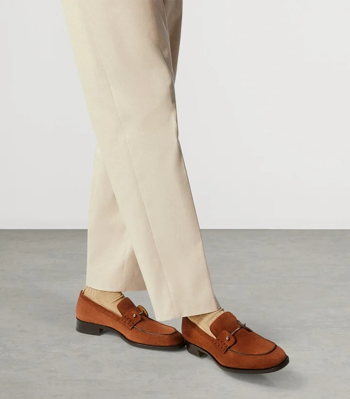 Christian Louboutin Chambelimoc Leather Loafers - Image 2