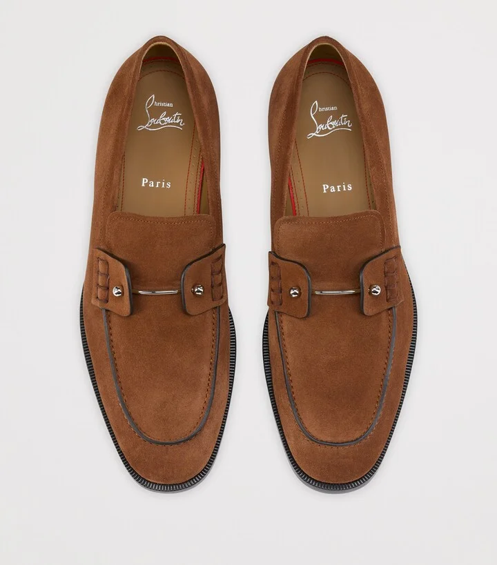 Christian Louboutin Chambelimoc Leather Loafers - Image 3