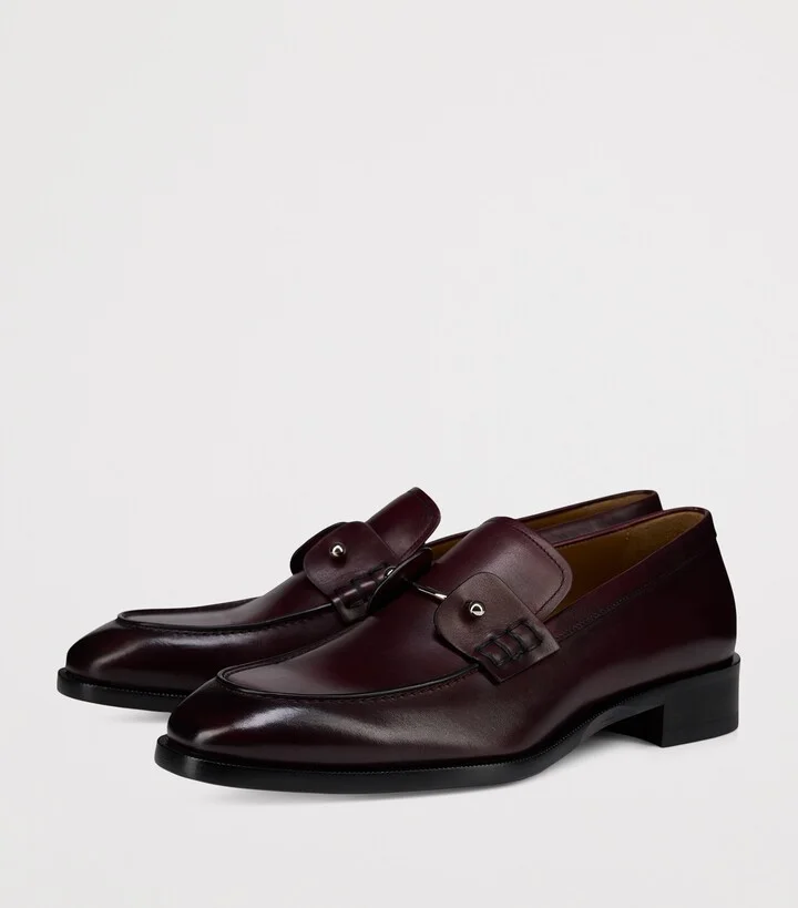 Christian Louboutin Chambelimoc Leather Loafers - Image 2