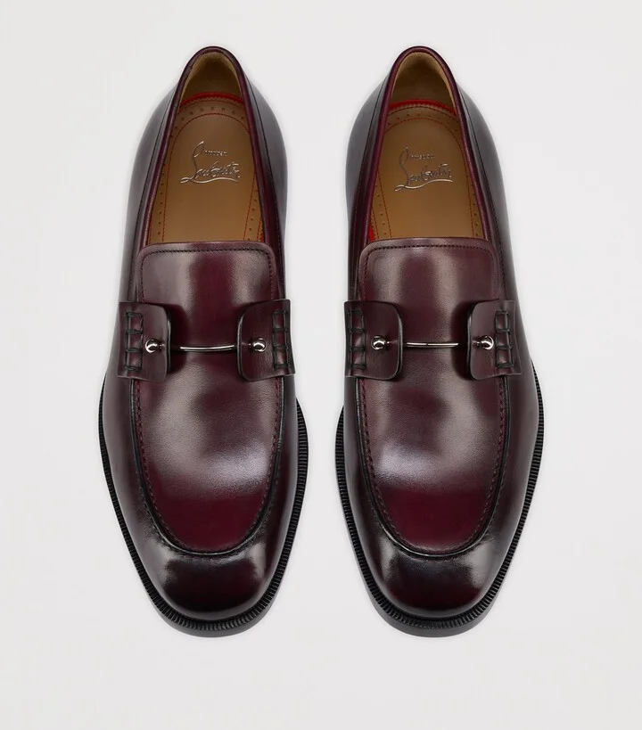 Christian Louboutin Chambelimoc Leather Loafers - Image 3