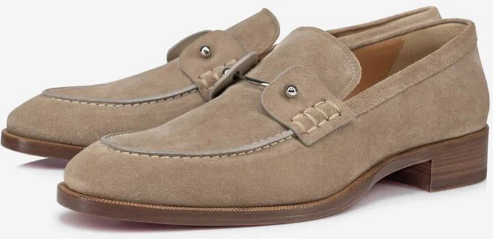 Christian Louboutin Chambelimoc Leather Moccasins - Image 2