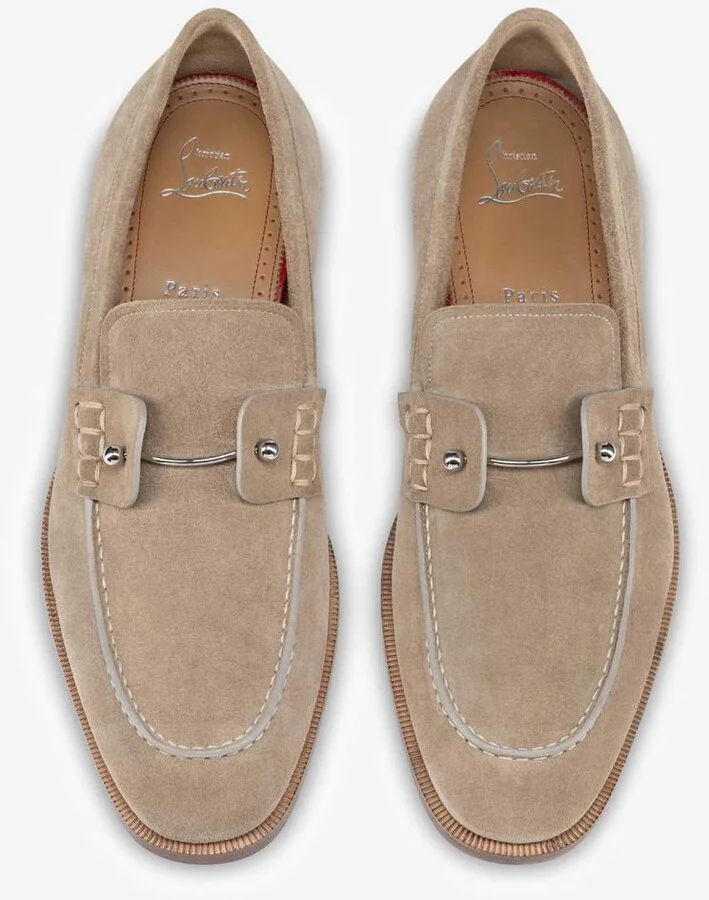 Christian Louboutin Chambelimoc Leather Moccasins - Image 3
