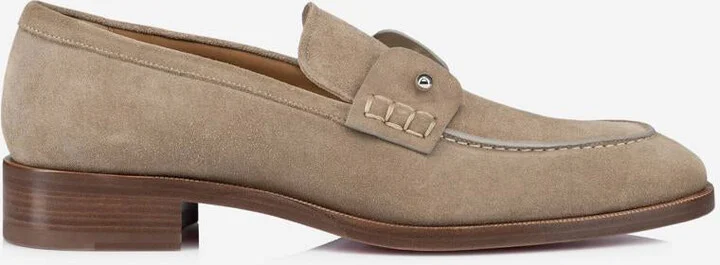 Christian Louboutin Chambelimoc Leather Moccasins