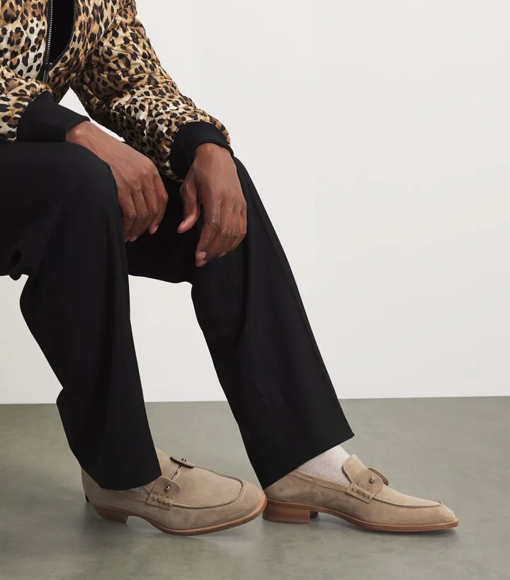 Christian Louboutin Chambelimoc Suede Loafers - Image 2