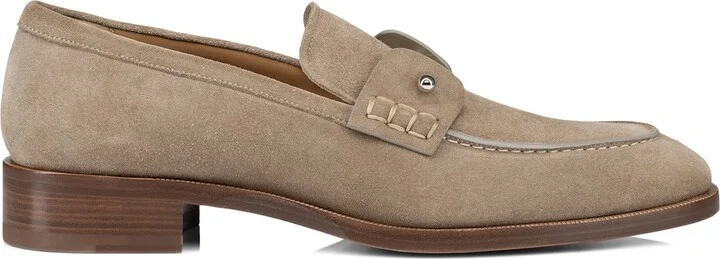 Christian Louboutin Chambelimoc Suede Loafers