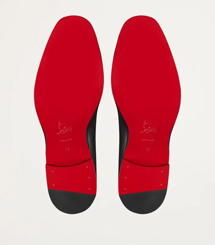 Christian Louboutin Chambelimonk Calfskin Monk Shoes - Image 4