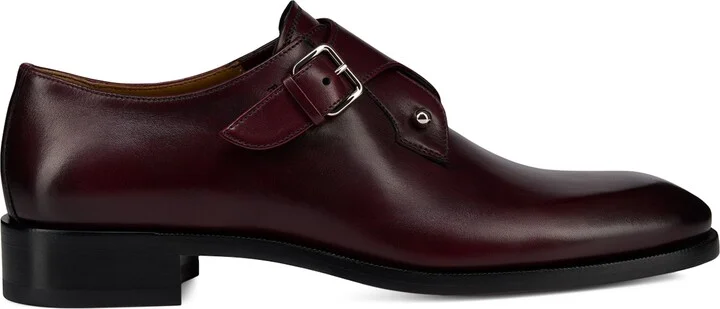 Christian Louboutin Chambelimonk Leather Monk Shoes