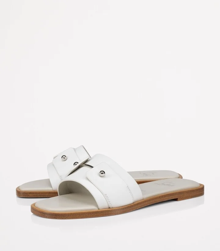 Christian Louboutin Chambelimule Donna Calf Leather Mules - Image 2