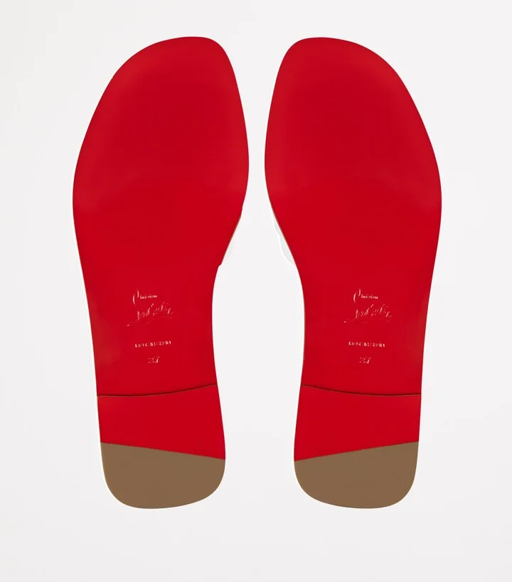 Christian Louboutin Chambelimule Donna Calf Leather Mules - Image 4