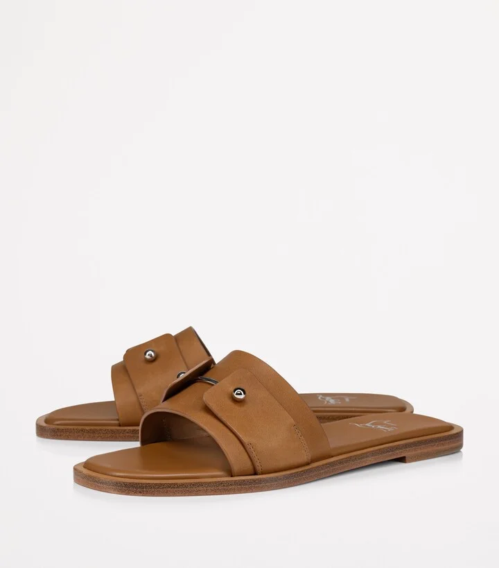 Christian Louboutin Chambelimule Donna Calf Leather Mules - Image 2