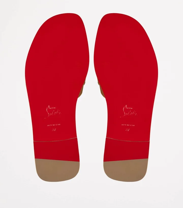 Christian Louboutin Chambelimule Donna Calf Leather Mules - Image 4