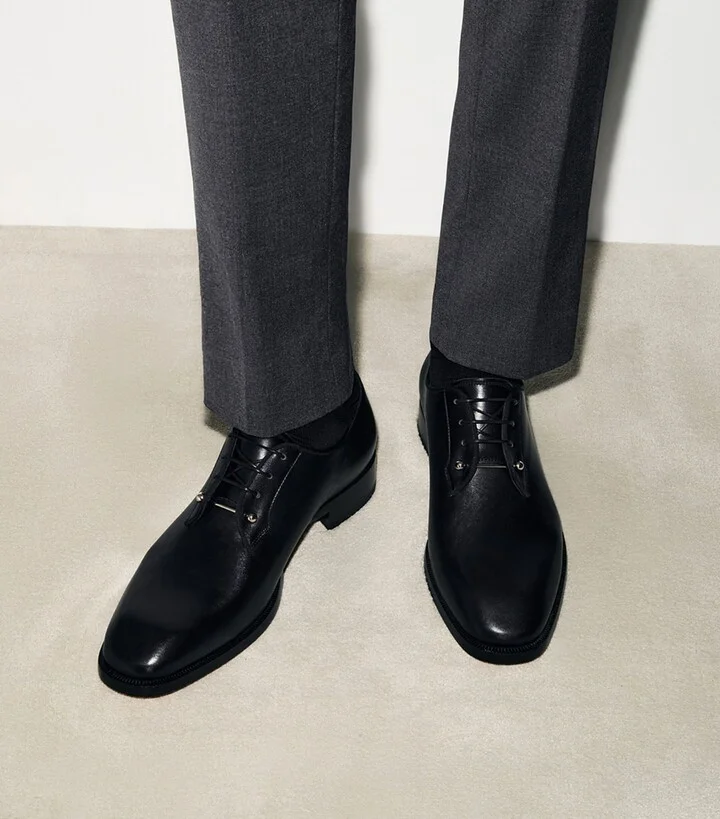 Christian Louboutin Chambeliss Leather Derby Shoes - Image 2