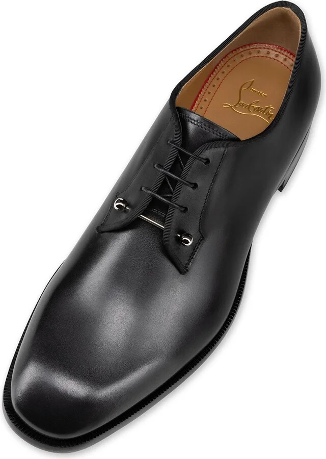 Christian Louboutin Chambeliss Leather Derby Shoes - Image 6
