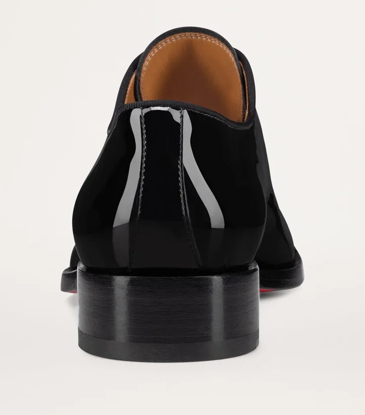 Christian Louboutin Chambeliss Patent Calfskin Oxford Shoes - Image 5