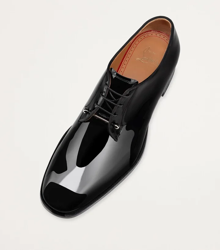 Christian Louboutin Chambeliss Patent Calfskin Oxford Shoes - Image 6