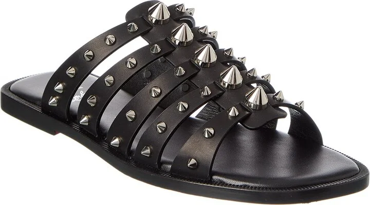 Christian Louboutin Charja Spike Leather Sandal