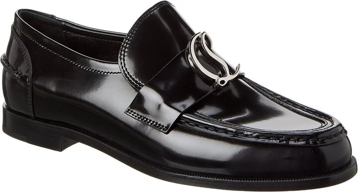 Christian Louboutin Cl Moc Leather Loafer