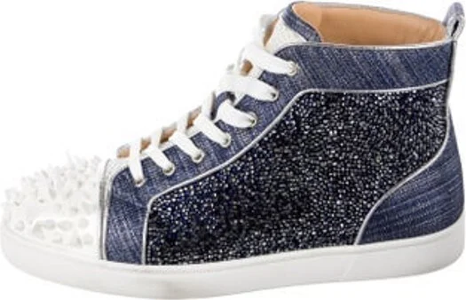 Blue, Pattern Prints, White