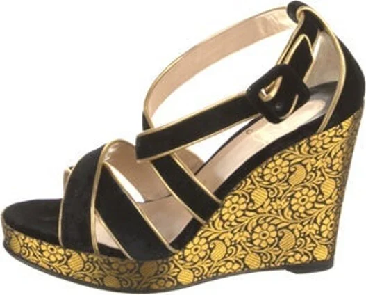 Black, Gold, Pattern Prints