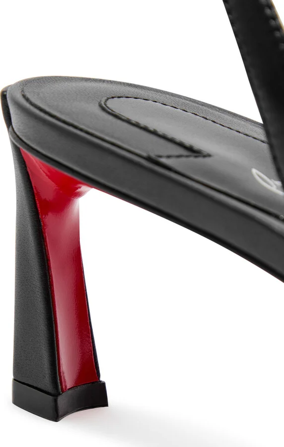 Christian Louboutin Condora 55 Leather Slingback Sandals - Image 4