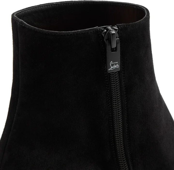 Christian Louboutin Condora 55 Suede Ankle Boots - Image 4