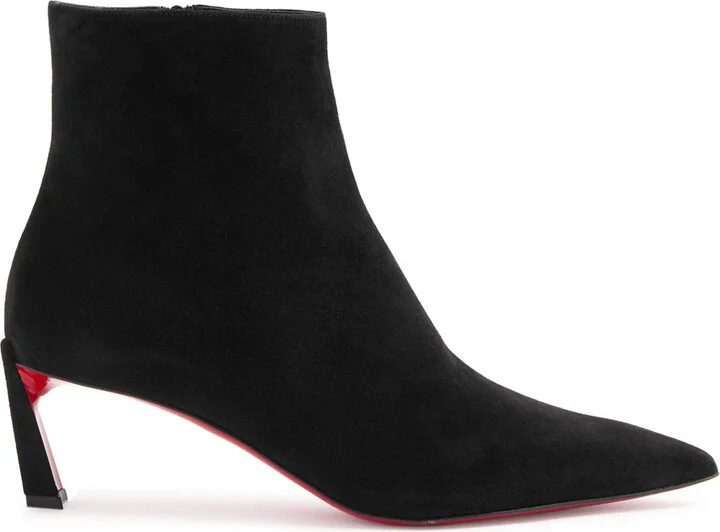 Christian Louboutin Condora 55 Suede Ankle Boots