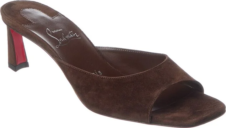 Christian Louboutin Condora 55 Suede Mule