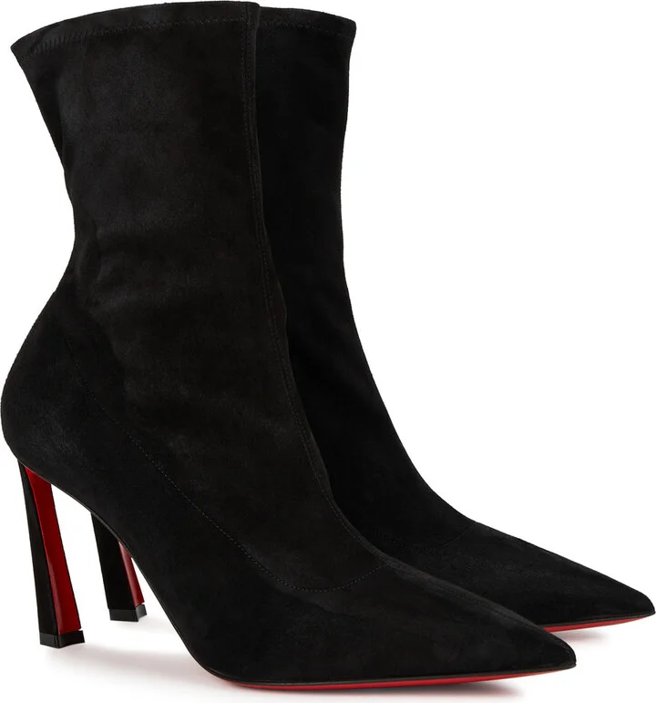 Christian Louboutin Condora 85 Suede Ankle Boots - Image 2
