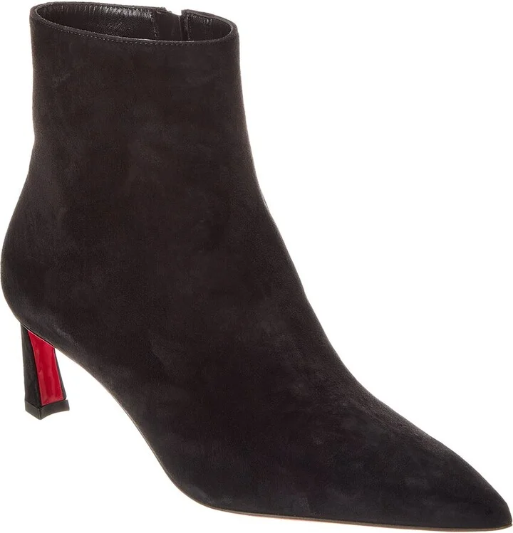 Christian Louboutin Condora 85 Suede Bootie
