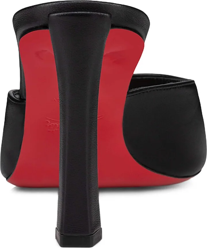 Christian Louboutin Condora Leather Mules 85 - Image 4