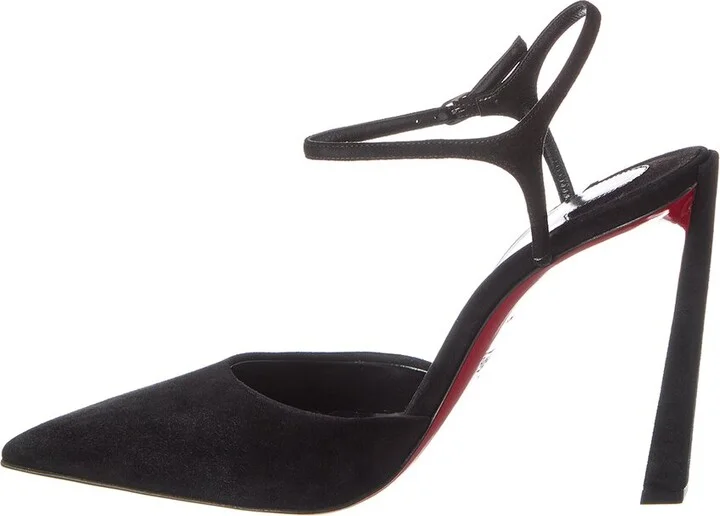 Christian Louboutin Condora Riviera 100 Suede Pump - Image 2