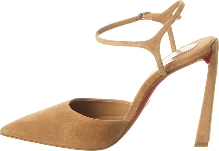 Christian Louboutin Condora Riviera 100 Suede Pump - Image 2
