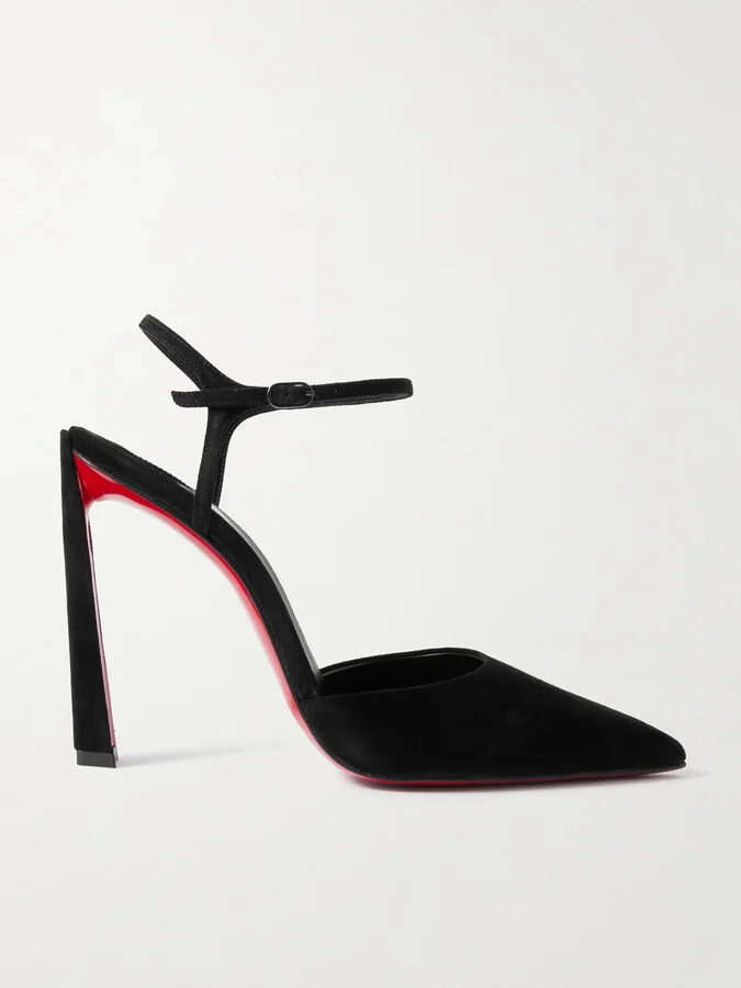 Christian Louboutin - Condora Riviera 100 Suede Pumps - Black