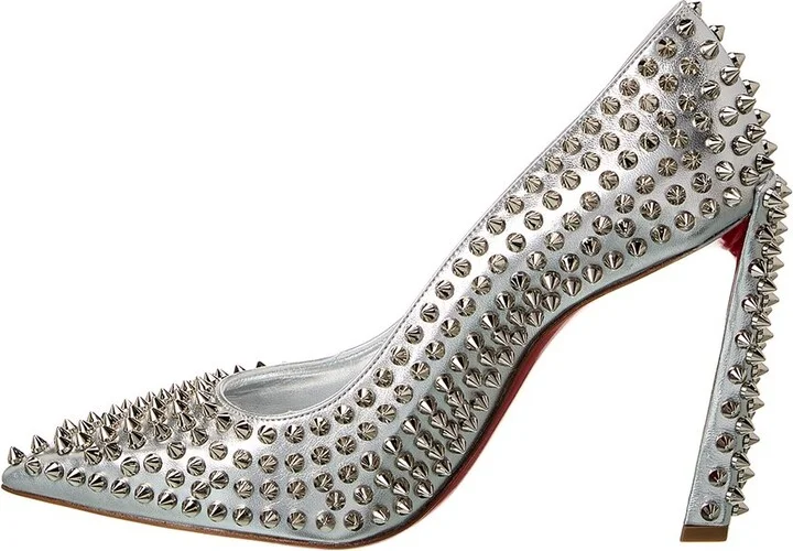 Christian Louboutin Condora Spikes 100 Leather Pump - Image 2