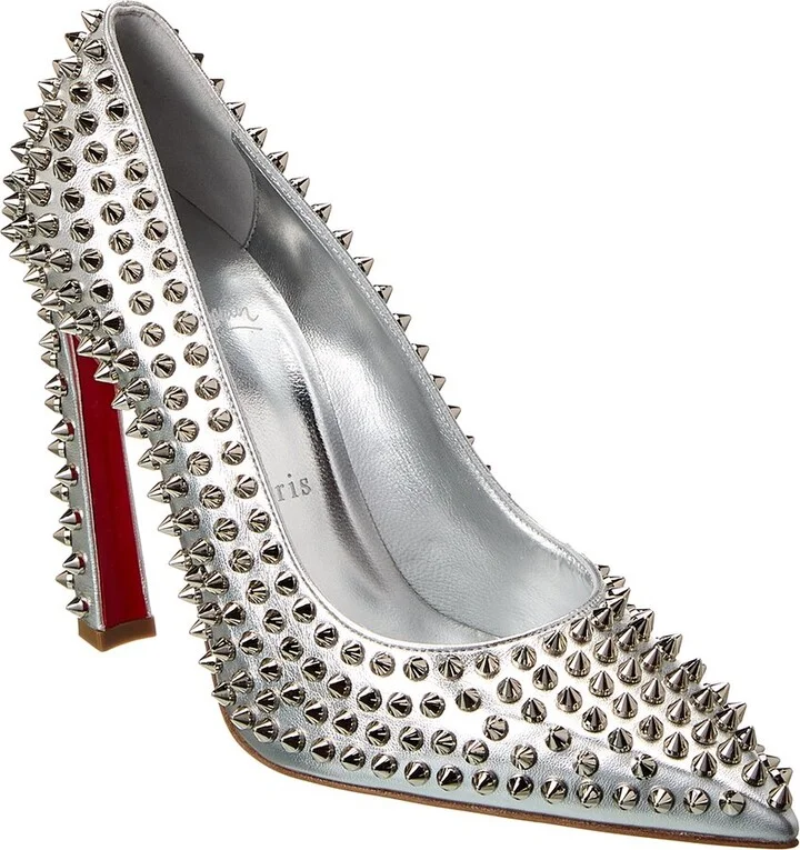 Christian Louboutin Condora Spikes 100 Leather Pump