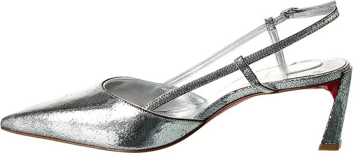 Christian Louboutin Condoroline 55 Leather Slingback Pump - Image 2