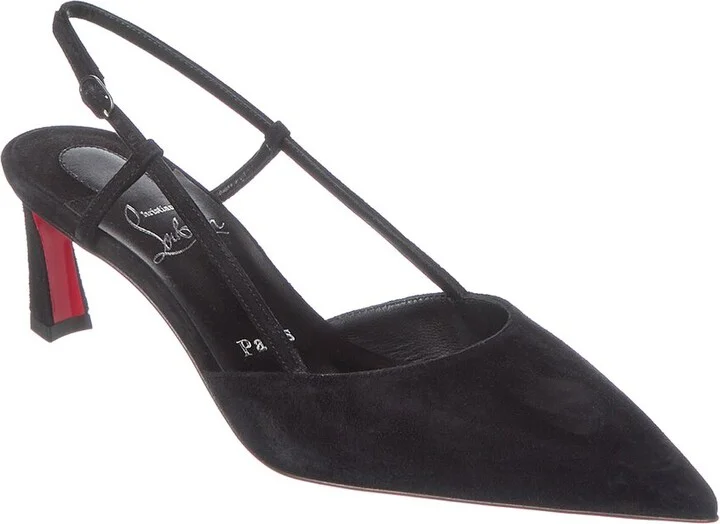 Christian Louboutin Condoroline 55 Suede Slingback Pump