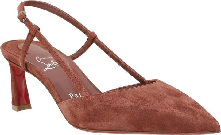 Christian Louboutin Condoroline 55 Suede Slingback Pump