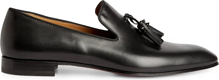 Christian Louboutin Dandelion Tassel Leather Loafers - Image 6