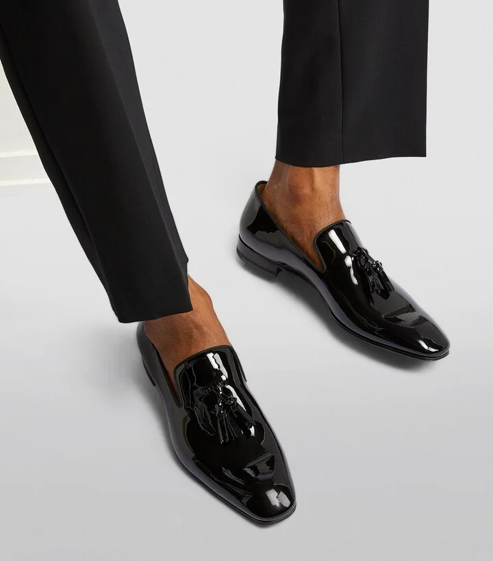 Christian Louboutin Dandelion Tassel Patent Loafers - Image 2