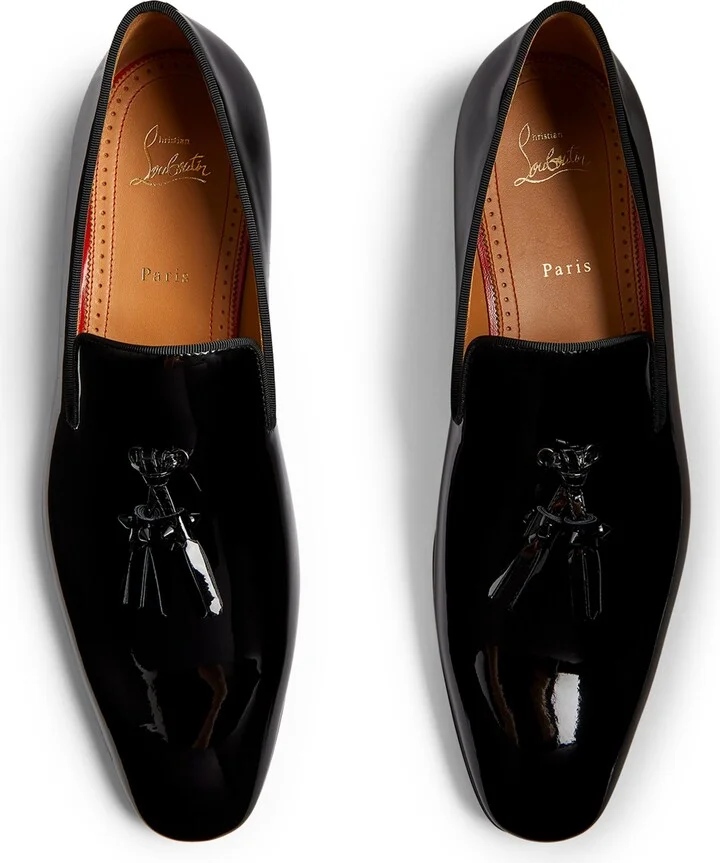 Christian Louboutin Dandelion Tassel Patent Loafers - Image 4