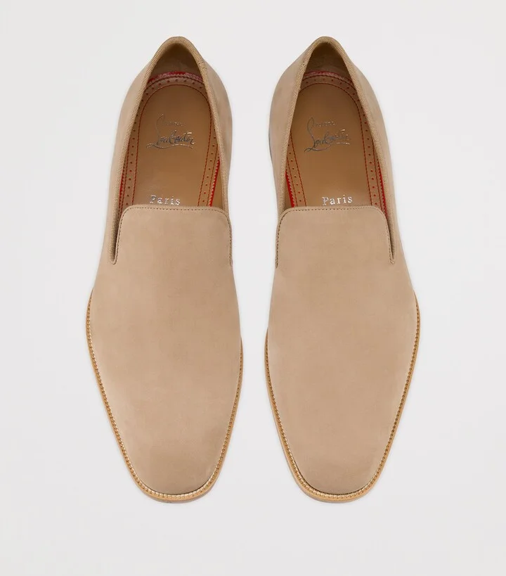 Christian Louboutin Danny Flex Nubuck Leather Loafers - Image 4
